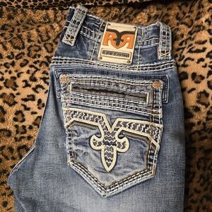Rock Revival Blue Denim Jeans